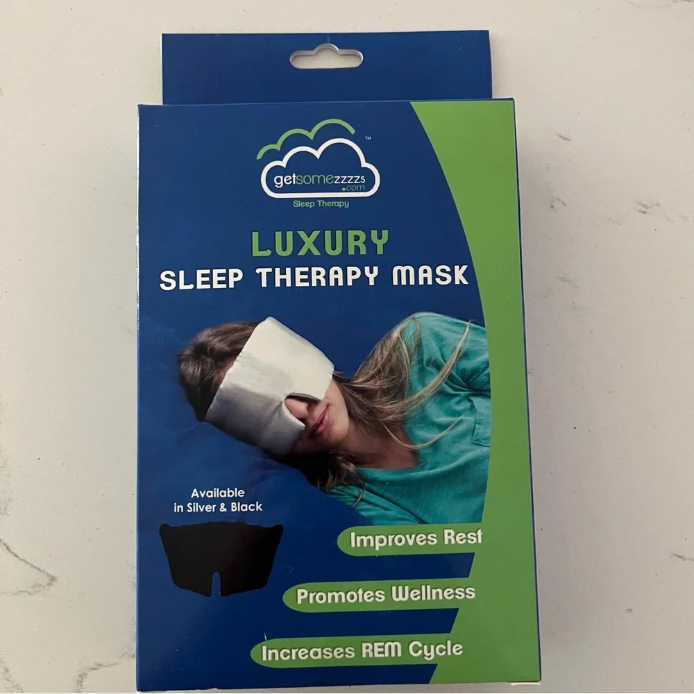 Luxury Silver Sleep Therapy Mask